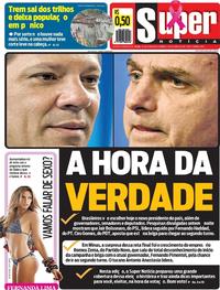 Capa do jornal Super Notícia 07/10/2018