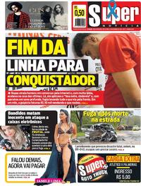 Capa do jornal Super Notícia 09/11/2018