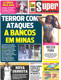 Capa do jornal Super Notícia 12/04/2018