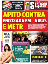 Capa do jornal Super Notícia 13/10/2018