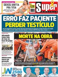 Capa do jornal Super Notícia 14/09/2018