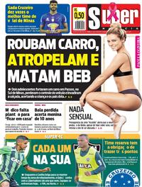 Capa do jornal Super Notícia 14/10/2018