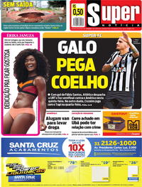Capa do jornal Super Notícia 19/03/2018