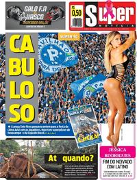 Capa do jornal Super Notícia 19/10/2018