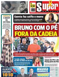 Capa do jornal Super Notícia 25/09/2018