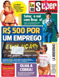 Capa do jornal Super Notícia 27/10/2018