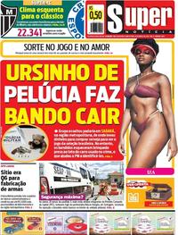 Capa do jornal Super Notícia 29/03/2018