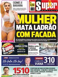 Capa do jornal Super Notícia 29/09/2018