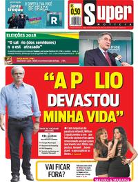 Capa do jornal Super Notícia 31/08/2018