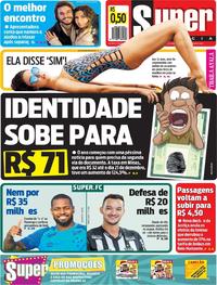 Capa do jornal Super Notícia 03/01/2019