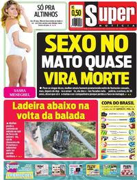 Capa do jornal Super Notícia 03/05/2019