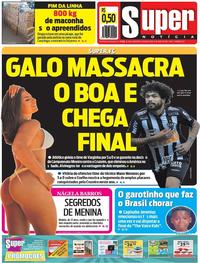 Capa do jornal Super Notícia 08/04/2019