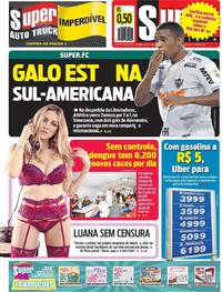 Capa do jornal Super Notícia 08/05/2019