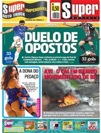 Capa do jornal Super Notícia 14/04/2019