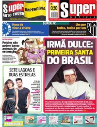 Capa do jornal Super Notícia 15/05/2019