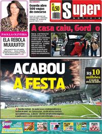Capa do jornal Super Notícia 16/04/2019