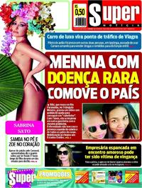 Capa do jornal Super Notícia 26/02/2019