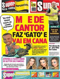 Capa do jornal Super Notícia 27/02/2019