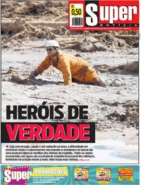 Capa do jornal Super Notícia 29/01/2019