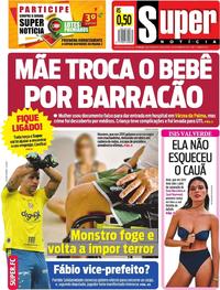 Capa do jornal Super Notícia 03/09/2019