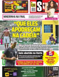 Capa do jornal Super Notícia 03/10/2019