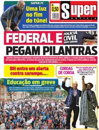 Capa do jornal Super Notícia 07/08/2019