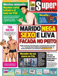 Capa do jornal Super Notícia 09/07/2019
