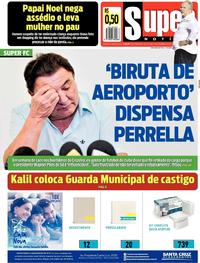 Capa do jornal Super Notícia 13/12/2019
