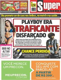 Capa do jornal Super Notícia 14/06/2019