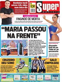Capa do jornal Super Notícia 15/07/2019