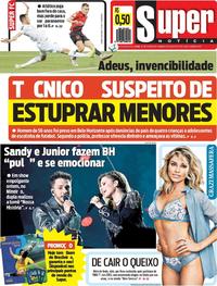 Capa do jornal Super Notícia 18/08/2019