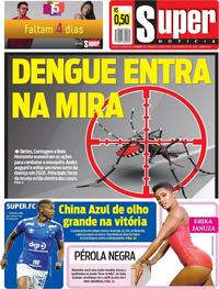 Capa do jornal Super Notícia 18/11/2019