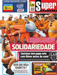 Capa do jornal Super Notícia 19/09/2019