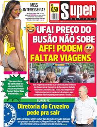 Capa do jornal Super Notícia 20/12/2019