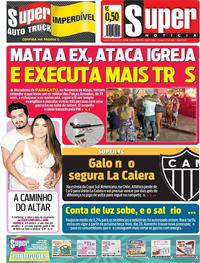 Capa do jornal Super Notícia 22/05/2019