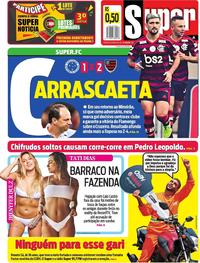 Capa do jornal Super Notícia 22/09/2019