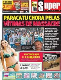 Capa do jornal Super Notícia 23/05/2019