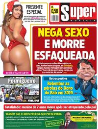 Capa do jornal Super Notícia 23/12/2019