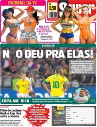 Capa do jornal Super Notícia 24/06/2019