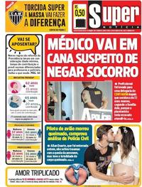 Capa do jornal Super Notícia 24/10/2019