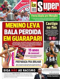 Capa do jornal Super Notícia 25/11/2019