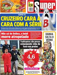 Capa do jornal Super Notícia 26/11/2019
