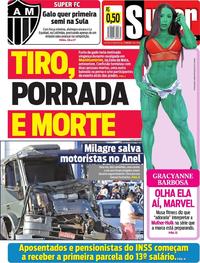 Capa do jornal Super Notícia 27/08/2019
