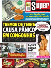 Capa do jornal Super Notícia 27/11/2019