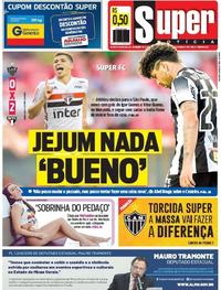 Capa do jornal Super Notícia 28/10/2019