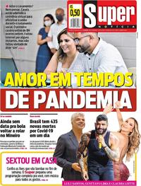 Capa do jornal Super Notícia 01/05/2020