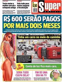 Capa do jornal Super Notícia 01/07/2020