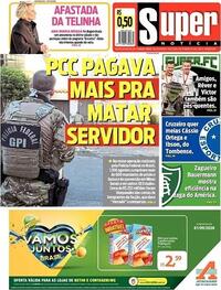 Capa do jornal Super Notícia 01/09/2020