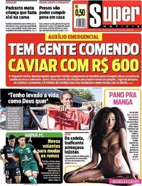 Capa do jornal Super Notícia 04/06/2020