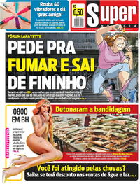 Capa do jornal Super Notícia 05/02/2020